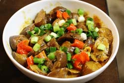 Thumbnail image for Thai-Style Sour Spicy Stir-Fried Eggplant